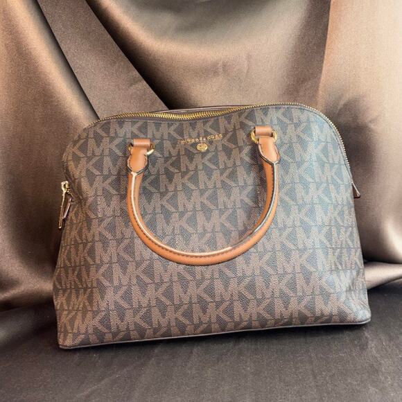 Michael Kors Handbags - Michael Kors Large Dome Satchel *handle wear / otherwise excellent condition*
